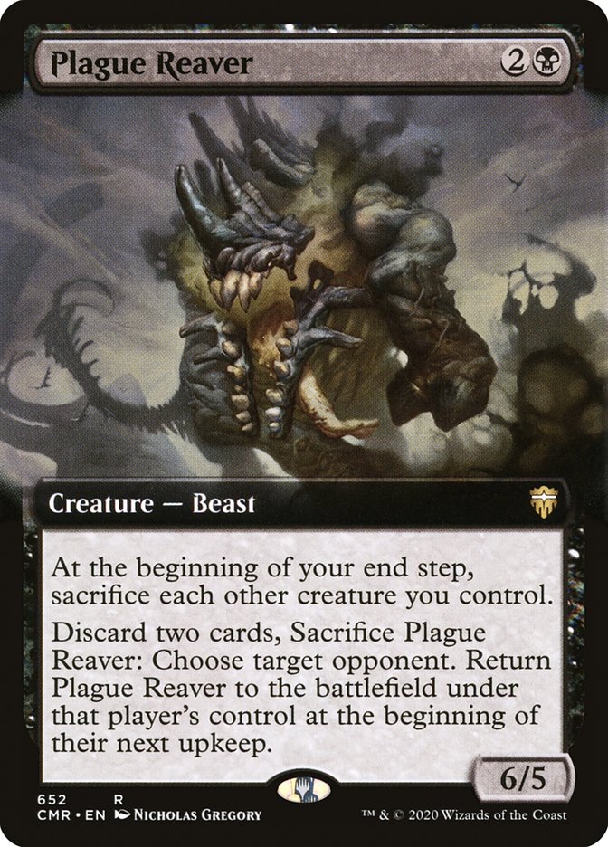 Plague Reaver (Extended Art) [Commander Legends] | Gear Gaming Bentonville