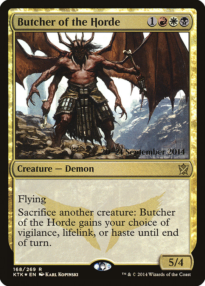 Butcher of the Horde [Khans of Tarkir Prerelease Promos] | Gear Gaming Bentonville