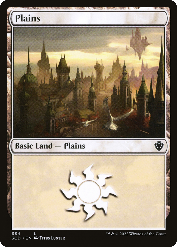 Plains (334) [Starter Commander Decks] | Gear Gaming Bentonville