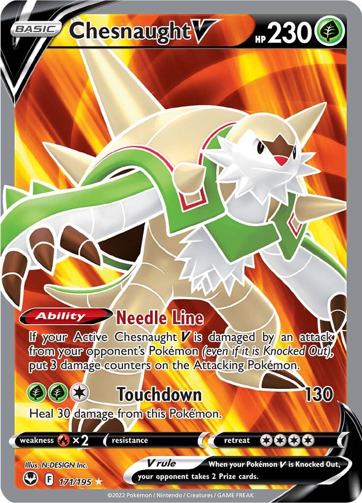 Chesnaught V (171/195) [Sword & Shield: Silver Tempest] | Gear Gaming Bentonville