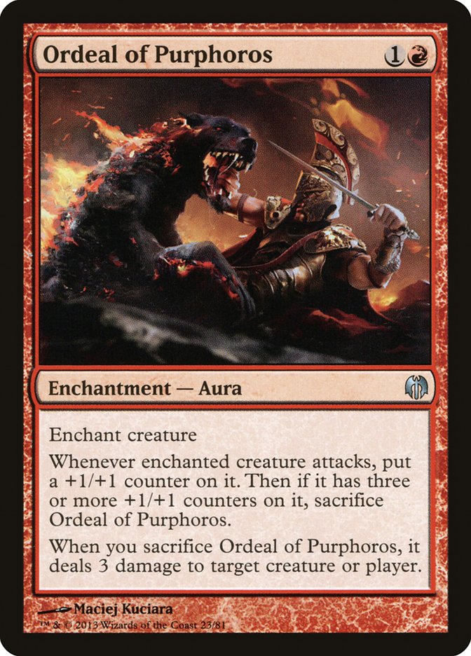 Ordeal of Purphoros [Duel Decks: Heroes vs. Monsters] | Gear Gaming Bentonville