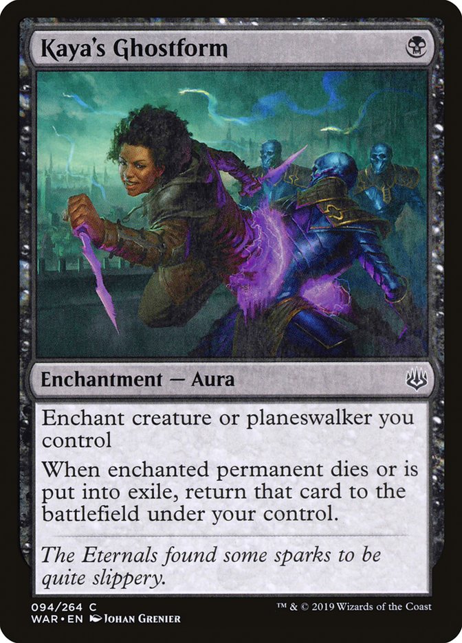 Kaya's Ghostform [War of the Spark] | Gear Gaming Bentonville