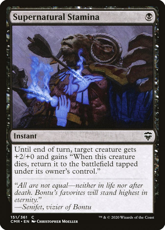 Supernatural Stamina [Commander Legends] | Gear Gaming Bentonville