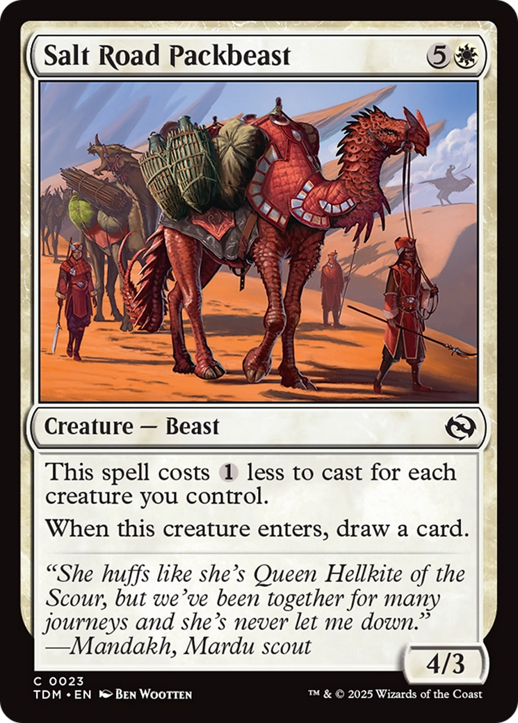 Salt Road Packbeast [Tarkir: Dragonstorm] | Gear Gaming Bentonville