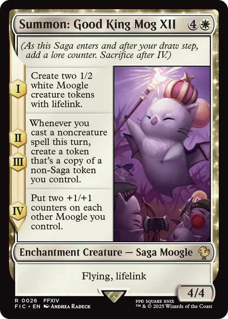 Summon: Good King Mog XII [FINAL FANTASY Commander] | Gear Gaming Bentonville