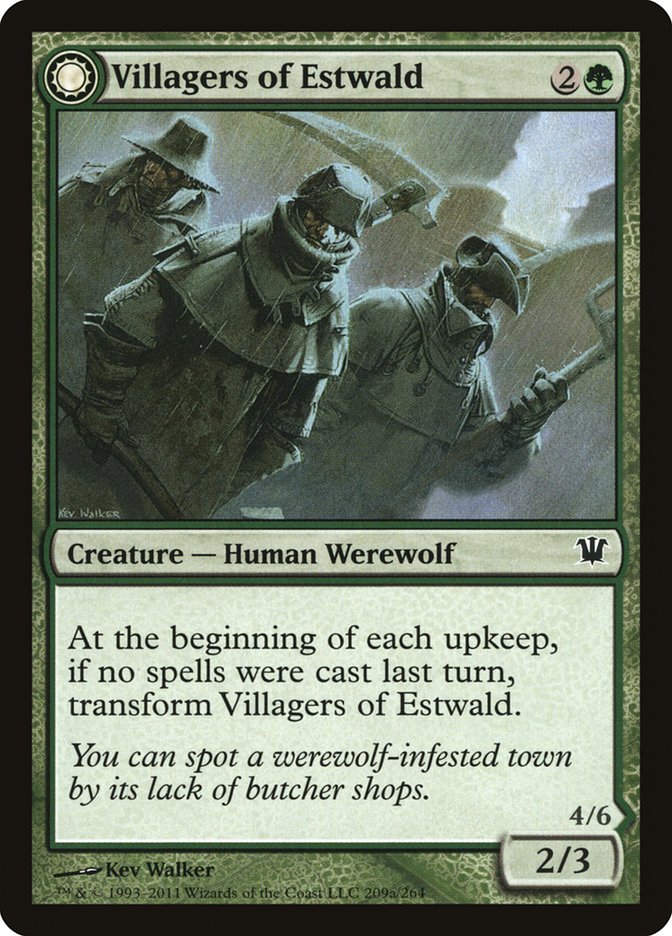 Villagers of Estwald // Howlpack of Estwald [Innistrad] | Gear Gaming Bentonville