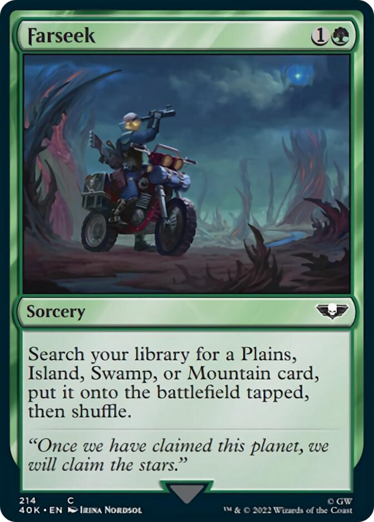 Farseek (Surge Foil) [Warhammer 40,000] | Gear Gaming Bentonville