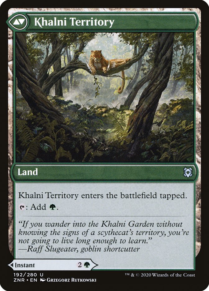 Khalni Ambush // Khalni Territory [Zendikar Rising] | Gear Gaming Bentonville