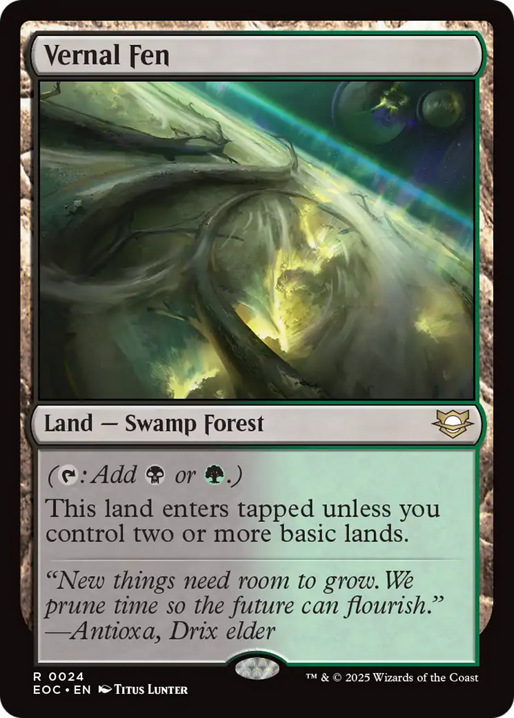 Vernal Fen [Edge of Eternities Commander] | Gear Gaming Bentonville