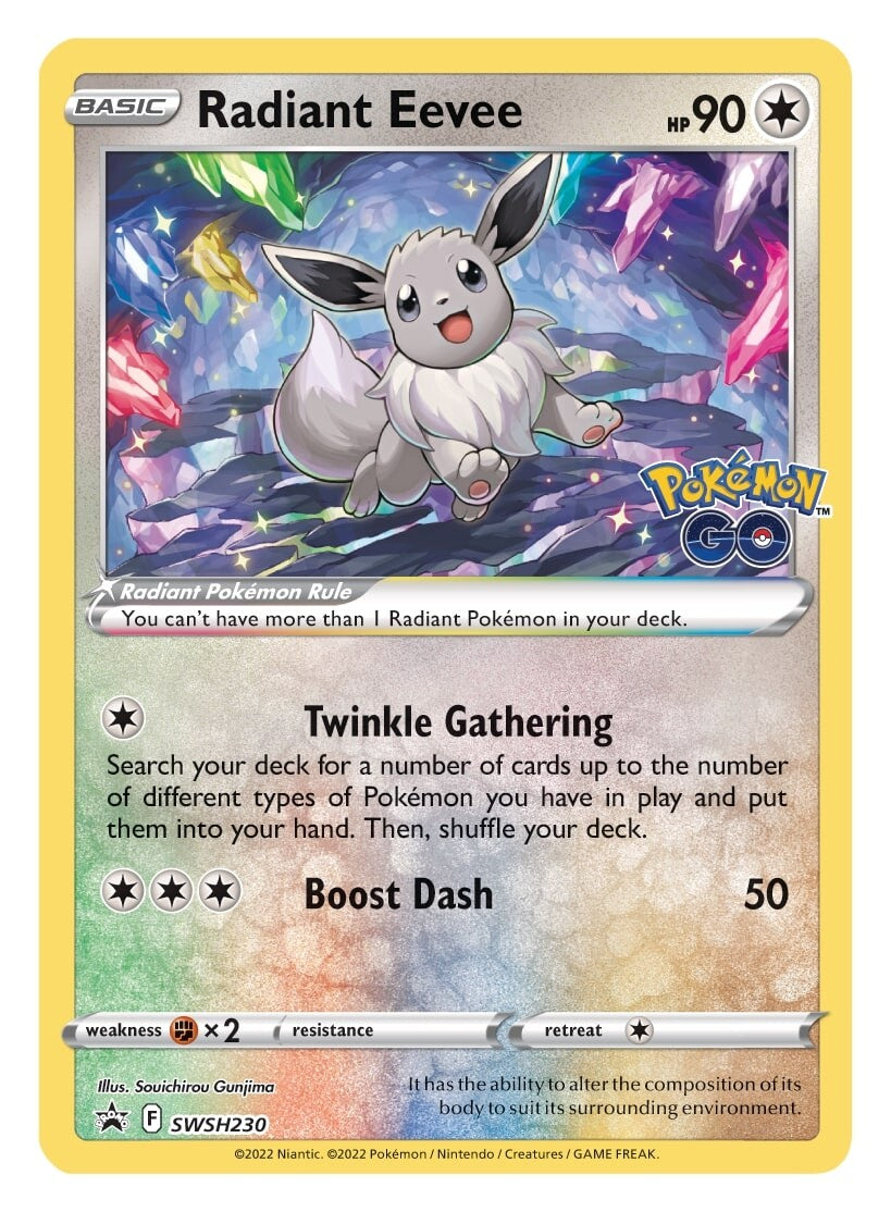 Radiant Eevee (SWSH230) [Sword & Shield: Black Star Promos] | Gear Gaming Bentonville