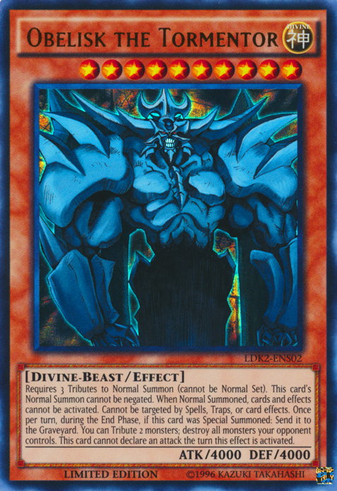 Obelisk the Tormentor [LDK2-ENS02] Ultra Rare | Gear Gaming Bentonville