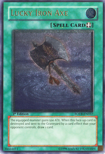 Lucky Iron Axe [FOTB-EN037] Ultimate Rare | Gear Gaming Bentonville
