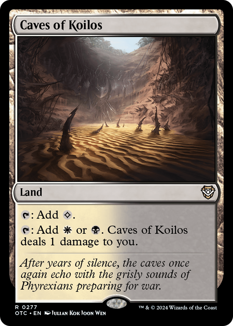 Caves of Koilos [Outlaws of Thunder Junction Commander] | Gear Gaming Bentonville