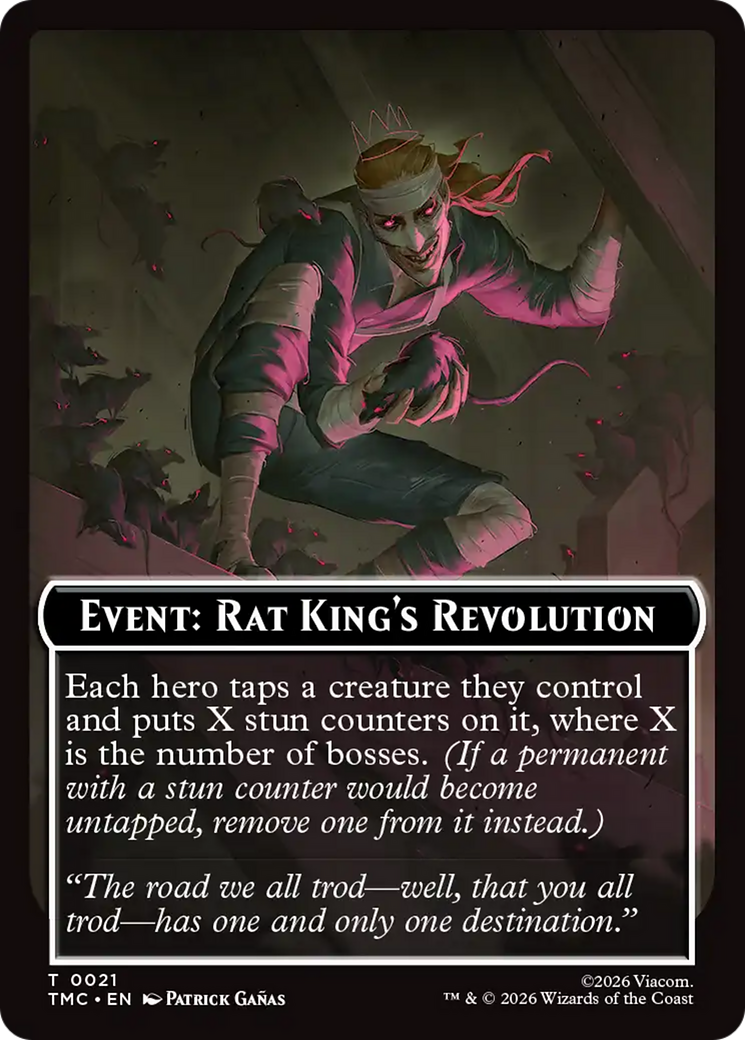 Event: Rat King's Revolution [Teenage Mutant Ninja Turtles Commander Tokens] | Gear Gaming Bentonville
