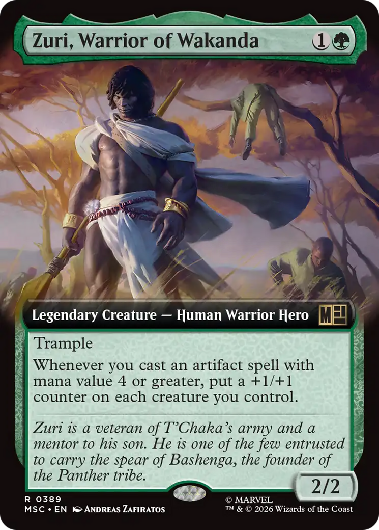 Zuri, Warrior of Wakanda (Extended Art) [Marvel Super Heroes Commander] | Gear Gaming Bentonville