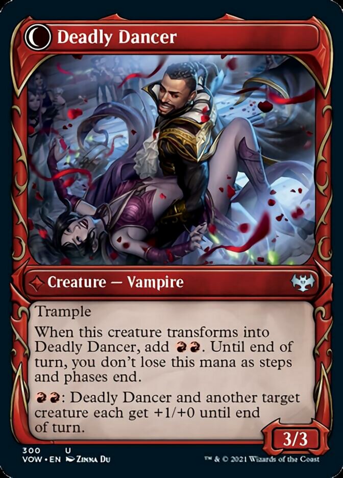 Alluring Suitor // Deadly Dancer (Showcase Fang Frame) [Innistrad: Crimson Vow] | Gear Gaming Bentonville