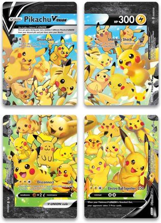 Pikachu V-UNION (Set of 4) [Sword & Shield: Black Star Promos] | Gear Gaming Bentonville
