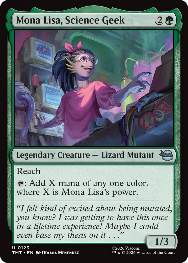 Mona Lisa, Science Geek [Teenage Mutant Ninja Turtles] | Gear Gaming Bentonville