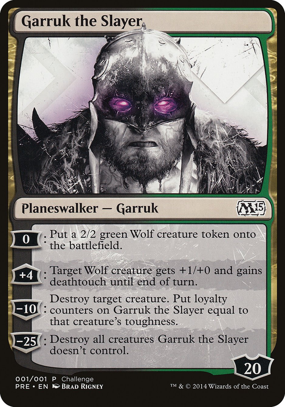 Garruk the Slayer (Prerelease Challenge) [Magic 2015 Prerelease Promos] | Gear Gaming Bentonville