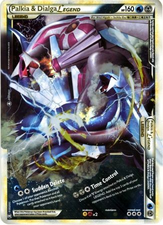 Palkia & Dialga LEGEND (101/102) (Jumbo Card) [HeartGold & SoulSilver: Triumphant] | Gear Gaming Bentonville