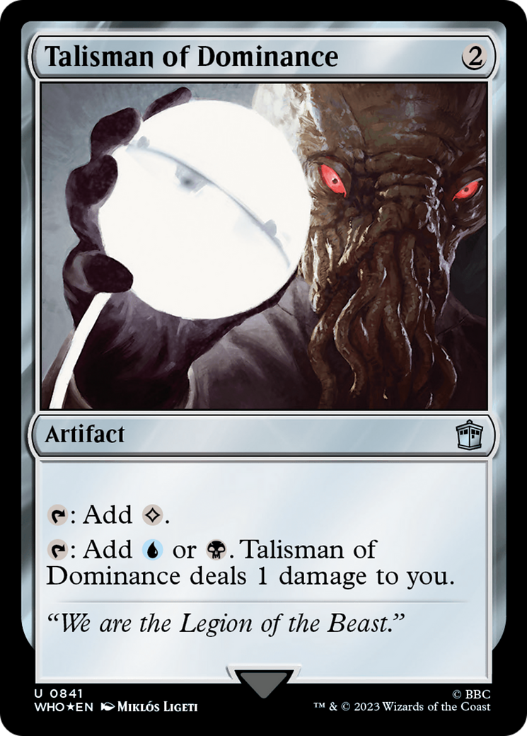 Talisman of Dominance (Surge Foil) [Doctor Who] | Gear Gaming Bentonville