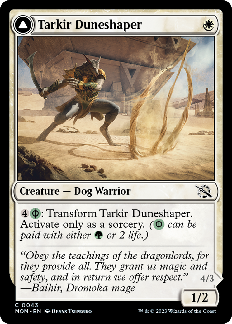 Tarkir Duneshaper // Burnished Dunestomper [March of the Machine] | Gear Gaming Bentonville