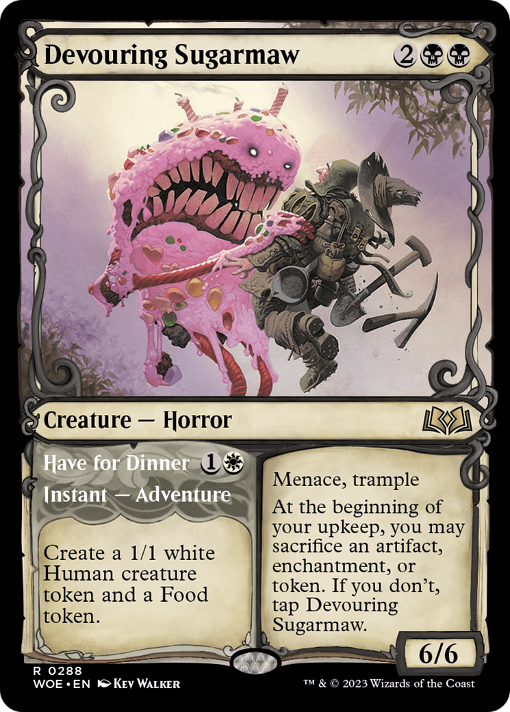 Devouring Sugarmaw // Have For Dinner (Showcase) [Wilds of Eldraine] | Gear Gaming Bentonville