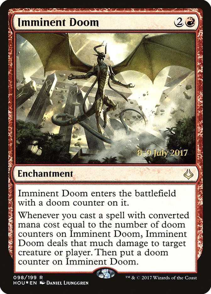 Imminent Doom [Hour of Devastation Prerelease Promos] | Gear Gaming Bentonville