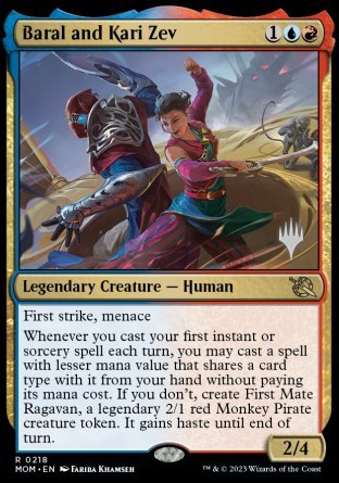 Baral and Kari Zev (Promo Pack) [March of the Machine Promos] | Gear Gaming Bentonville