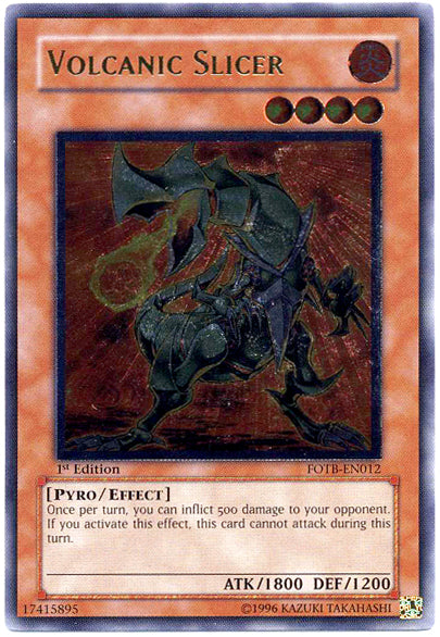 Volcanic Slicer [FOTB-EN012] Ultimate Rare | Gear Gaming Bentonville