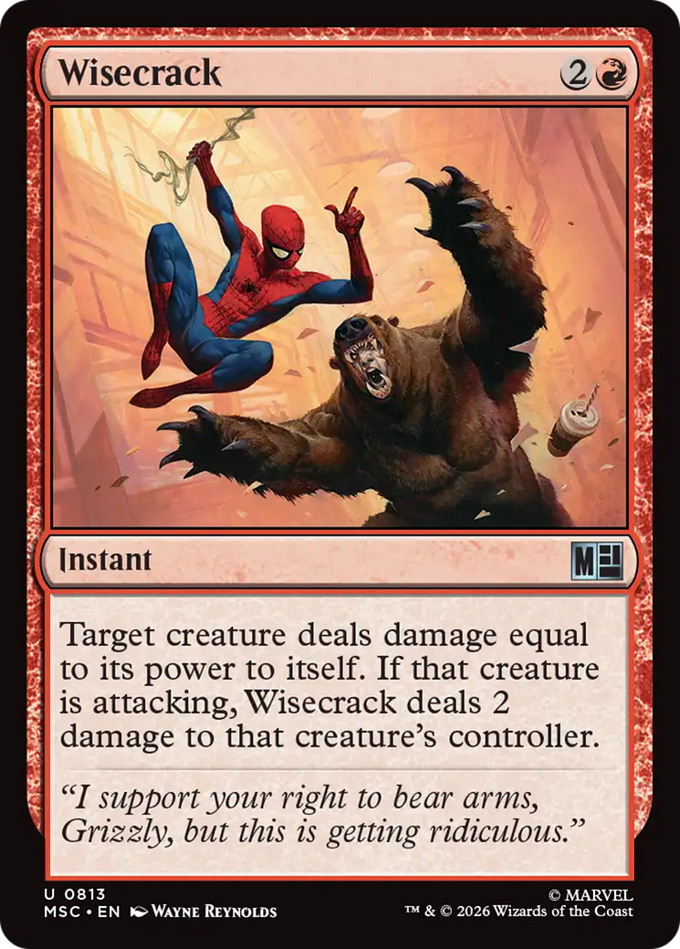 Wisecrack [Marvel Super Heroes Commander] | Gear Gaming Bentonville