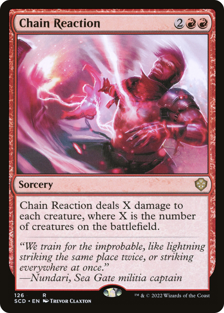 Chain Reaction [Starter Commander Decks] | Gear Gaming Bentonville