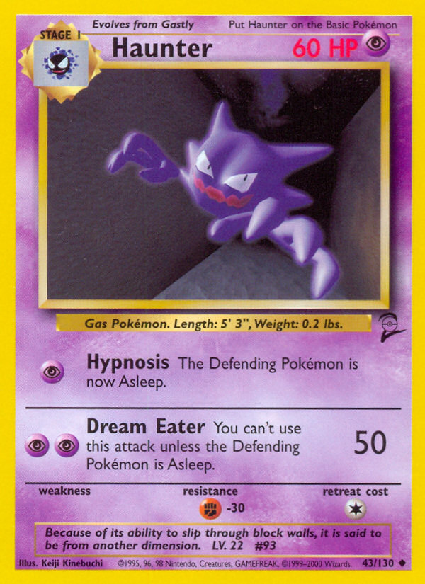 Haunter (43/130) [Base Set 2] | Gear Gaming Bentonville