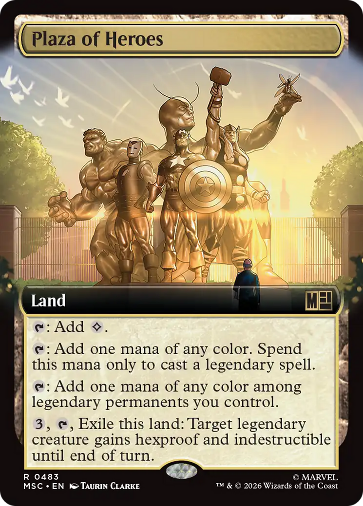 Plaza of Heroes (Extended Art) [Marvel Super Heroes Commander] | Gear Gaming Bentonville
