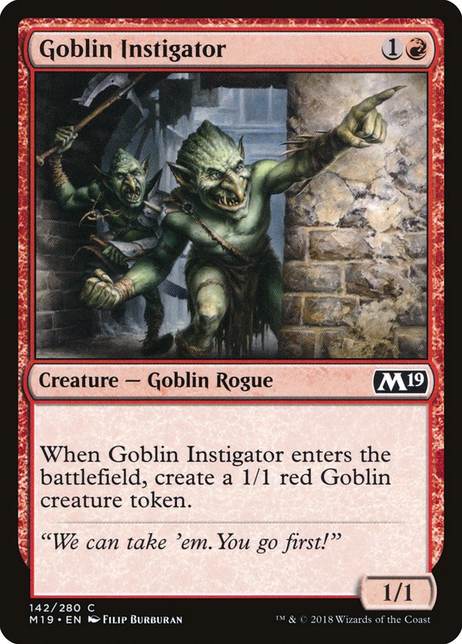 Goblin Instigator [Core Set 2019] | Gear Gaming Bentonville
