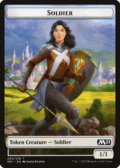 Cat (011) // Soldier Double-Sided Token [Core Set 2021 Tokens] | Gear Gaming Bentonville