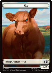 Ox (007) // Construct (014) Double-Sided Token [Marvel Super Heroes Commander Tokens] | Gear Gaming Bentonville