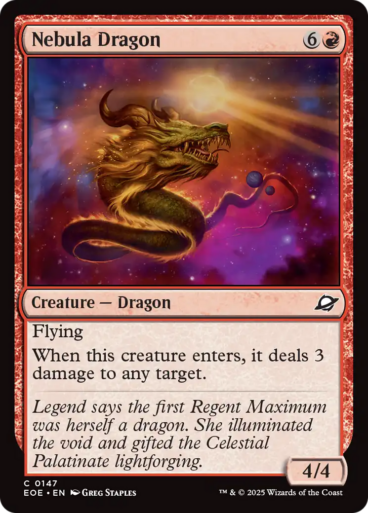 Nebula Dragon [Edge of Eternities] | Gear Gaming Bentonville