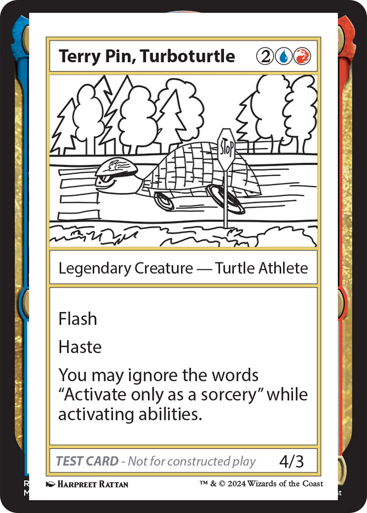 Terry Pin, Turboturtle [Mystery Booster 2 Playtest Cards] | Gear Gaming Bentonville