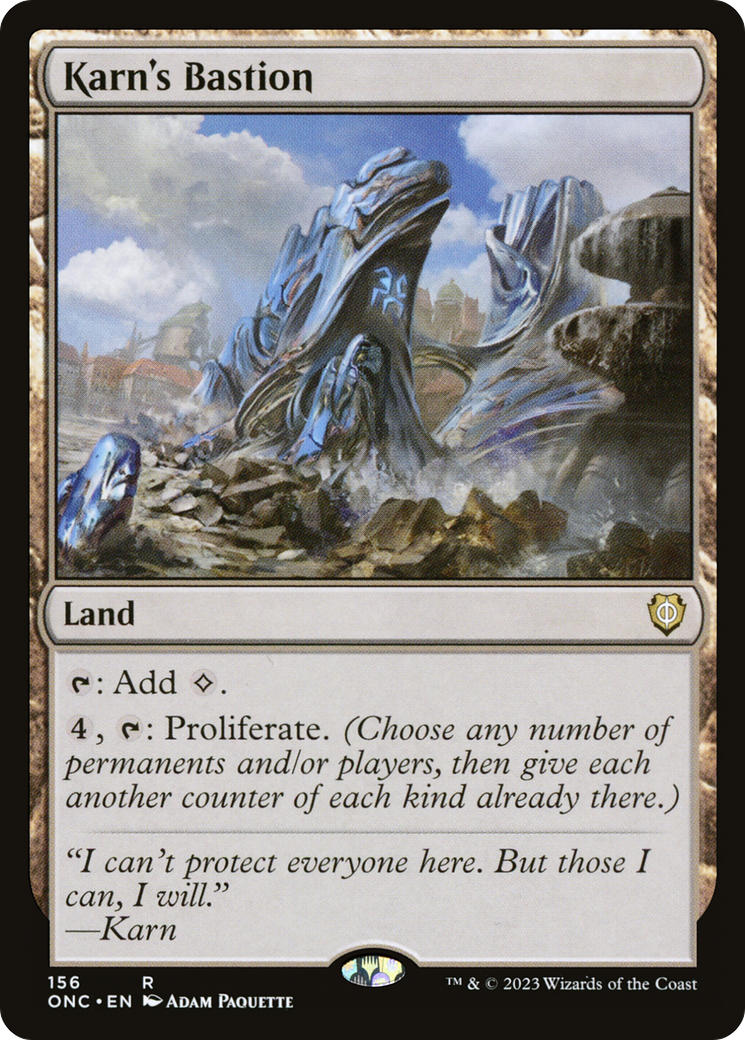 Karn's Bastion [Phyrexia: All Will Be One Commander] | Gear Gaming Bentonville