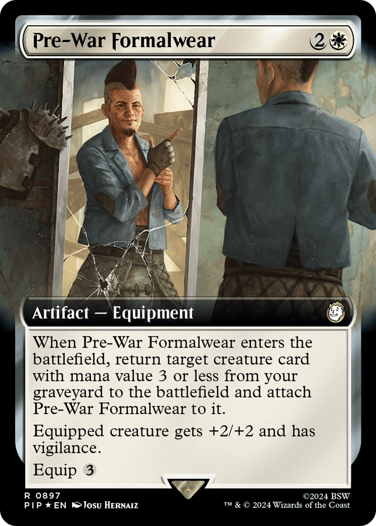 Pre-War Formalwear (Extended Art) (Surge Foil) [Fallout] | Gear Gaming Bentonville