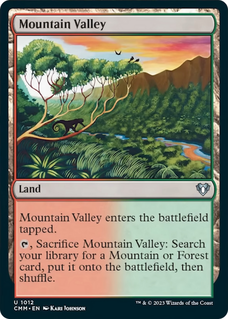 Mountain Valley [Commander Masters] | Gear Gaming Bentonville