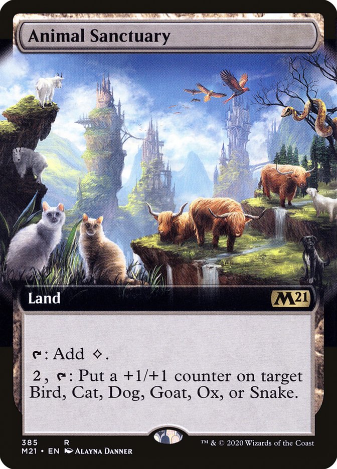 Animal Sanctuary (Extended Art) [Core Set 2021] | Gear Gaming Bentonville