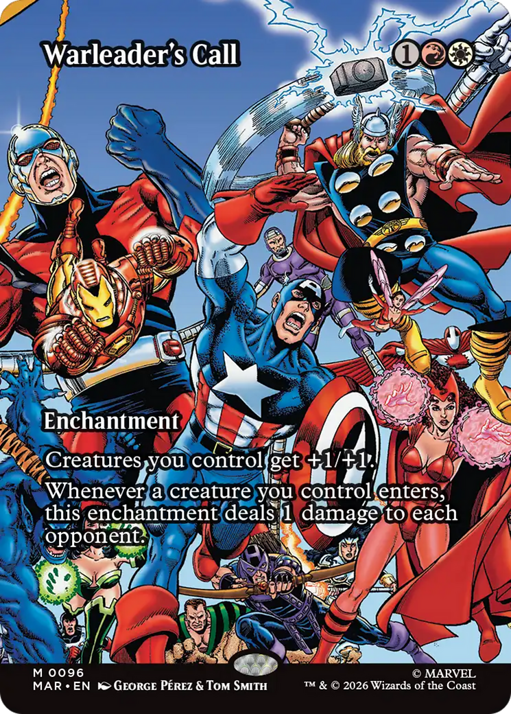 Warleader's Call (Borderless) [Marvel Universe: Eternal-Legal] | Gear Gaming Bentonville