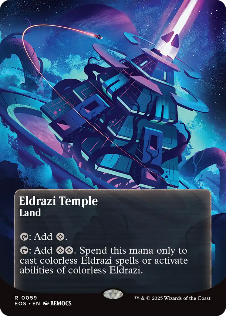 Eldrazi Temple (0059) (Borderless) [Edge of Eternities: Stellar Sights] | Gear Gaming Bentonville