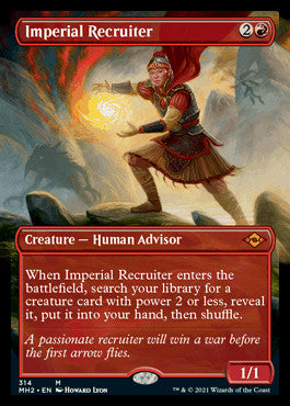 Imperial Recruiter (Borderless Alternate Art) [Modern Horizons 2] | Gear Gaming Bentonville