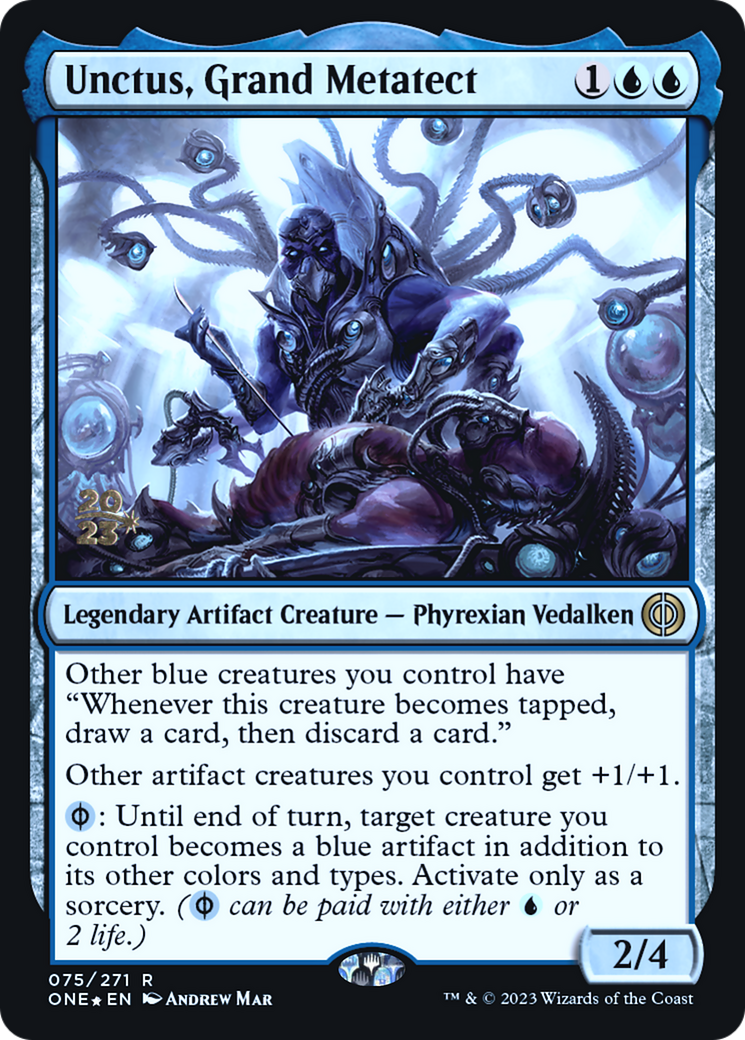Unctus, Grand Metatect [Phyrexia: All Will Be One Prerelease Promos] | Gear Gaming Bentonville