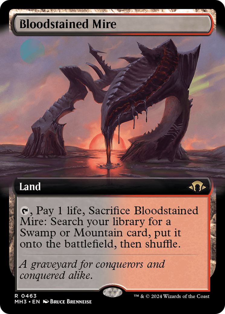 Bloodstained Mire (Extended Art) [Modern Horizons 3] | Gear Gaming Bentonville