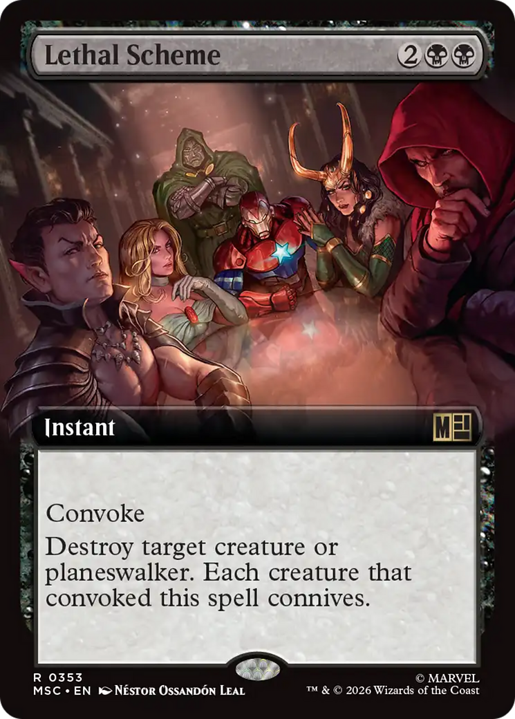 Lethal Scheme (Extended Art) [Marvel Super Heroes Commander] | Gear Gaming Bentonville