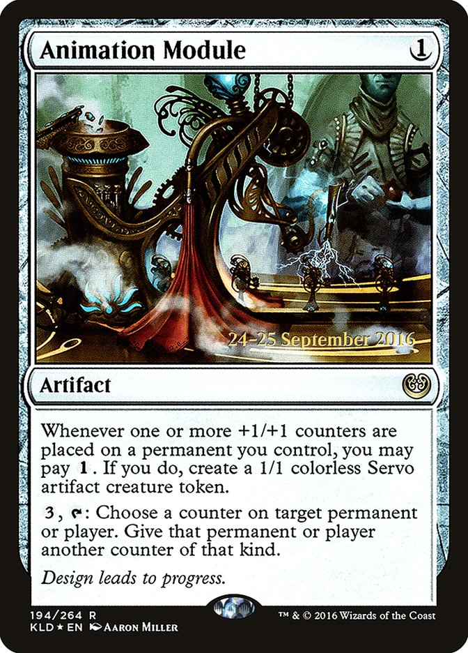 Animation Module [Kaladesh Prerelease Promos] | Gear Gaming Bentonville
